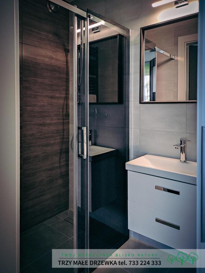 Apartamento Trzy Male Drzewka Wielka Wies  Exterior foto